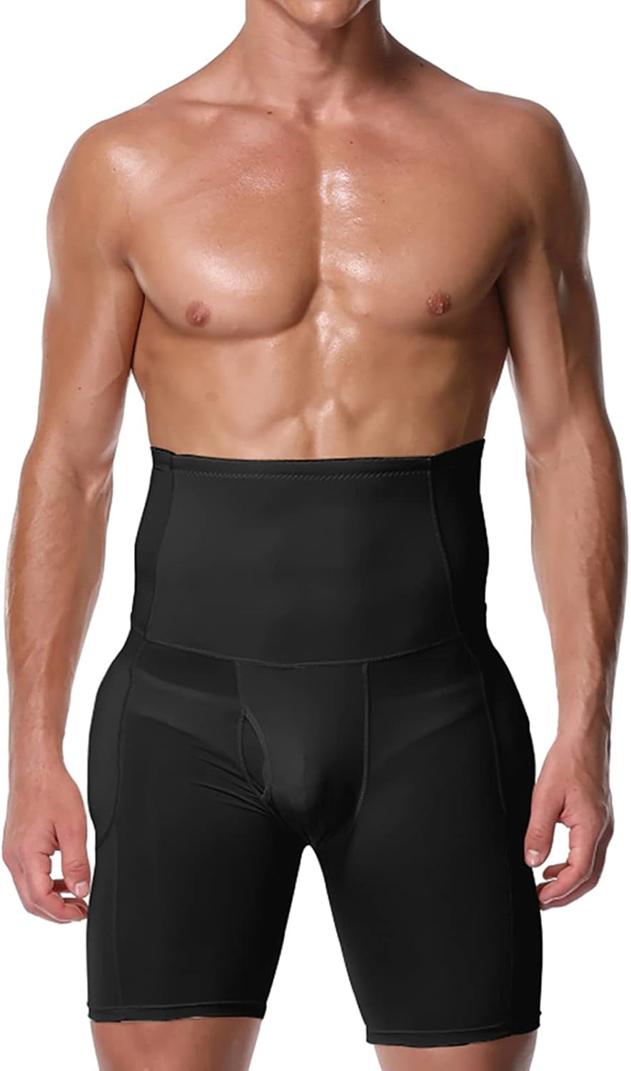 Mutande Da Uomo a Vita Alta, per Sollevamento Pistoni, a Compressione, Shapewear