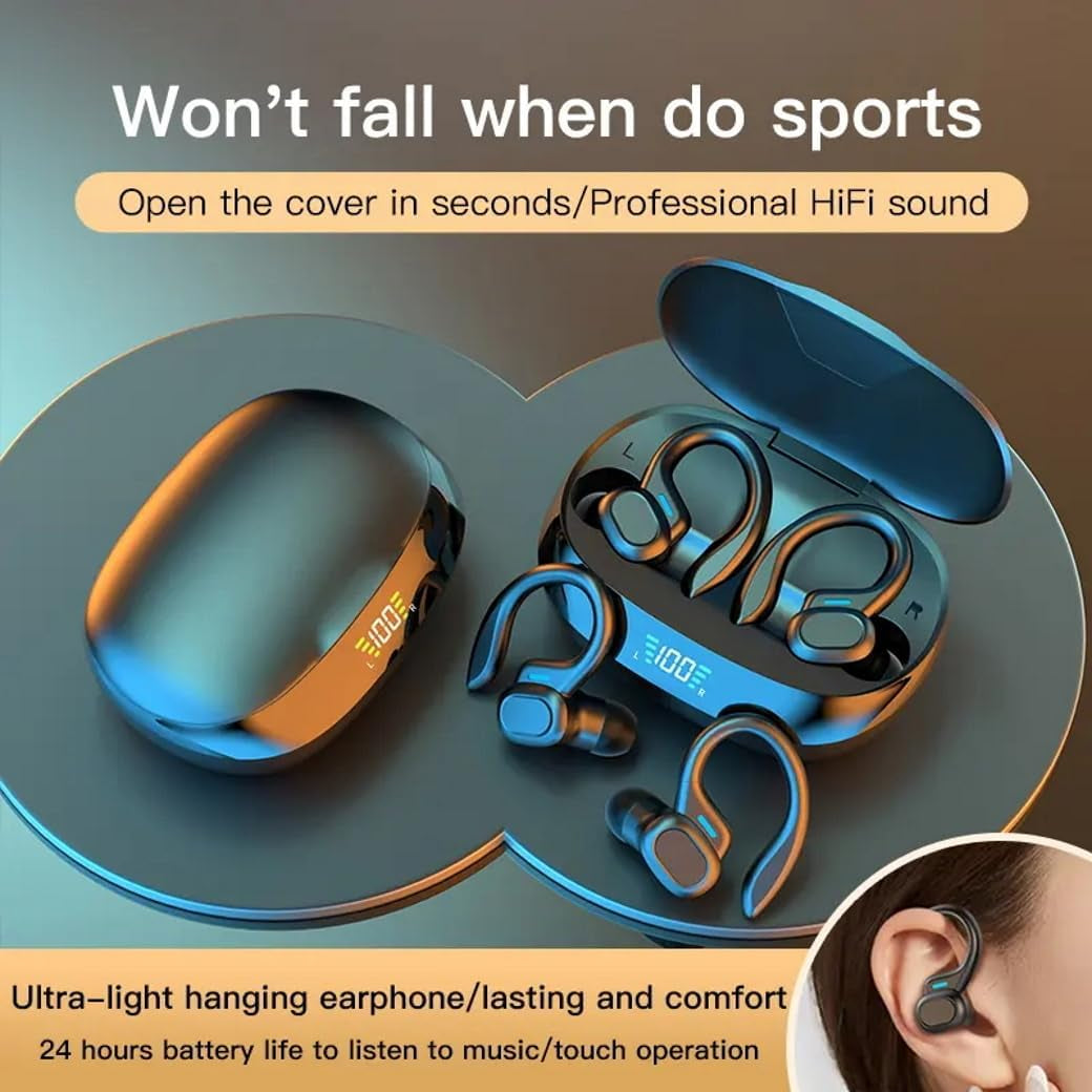 Cuffie Wireless Bluetooth 5.3 AI010 (SP16). Anno 2023. Assistente Vocale. Impermeabili per Doccia O Sport. Blocco Rumore Esterno. Microfono per Telefono. Stereo Hifi