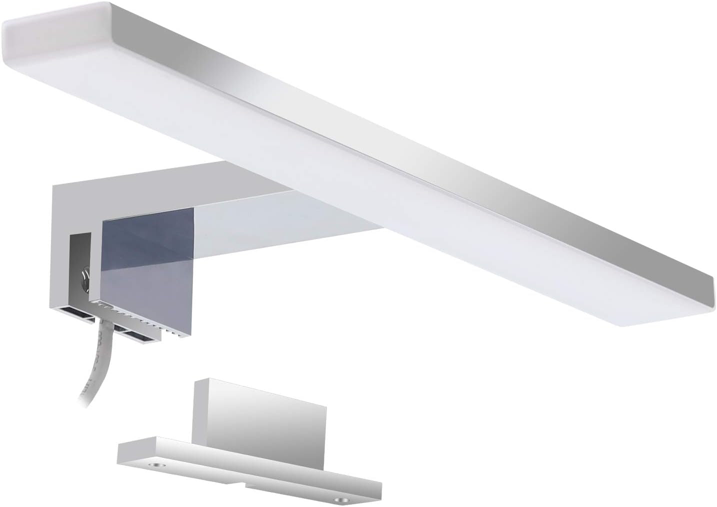 LED Lampada Da Specchio 5W,Luce Specchio Bagno Bianco Neutro 4000K,Specchio Armadio Lampada Da Bagno,Luce per Trucco,Lunghezza 30Cm,230 V Ip44,500Lm