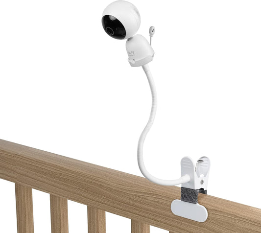 Versatile Supporto Flessibile a Morsetto a Torsione Con Connettore a Vite Da 1/4 Dock Compatibile Con Eufy Security 720P Video Baby Monitor