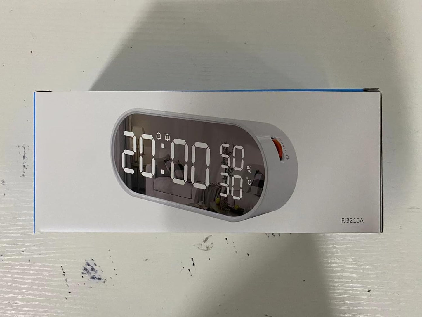 Sveglia Digitale Con Grande LED, Indicatore Di Temperatura E Umidità, Porta Di Ricarica USB, Doppio Allarme Con Modalità Snooze, Sveglia per Scrivania in Camera Da Letto