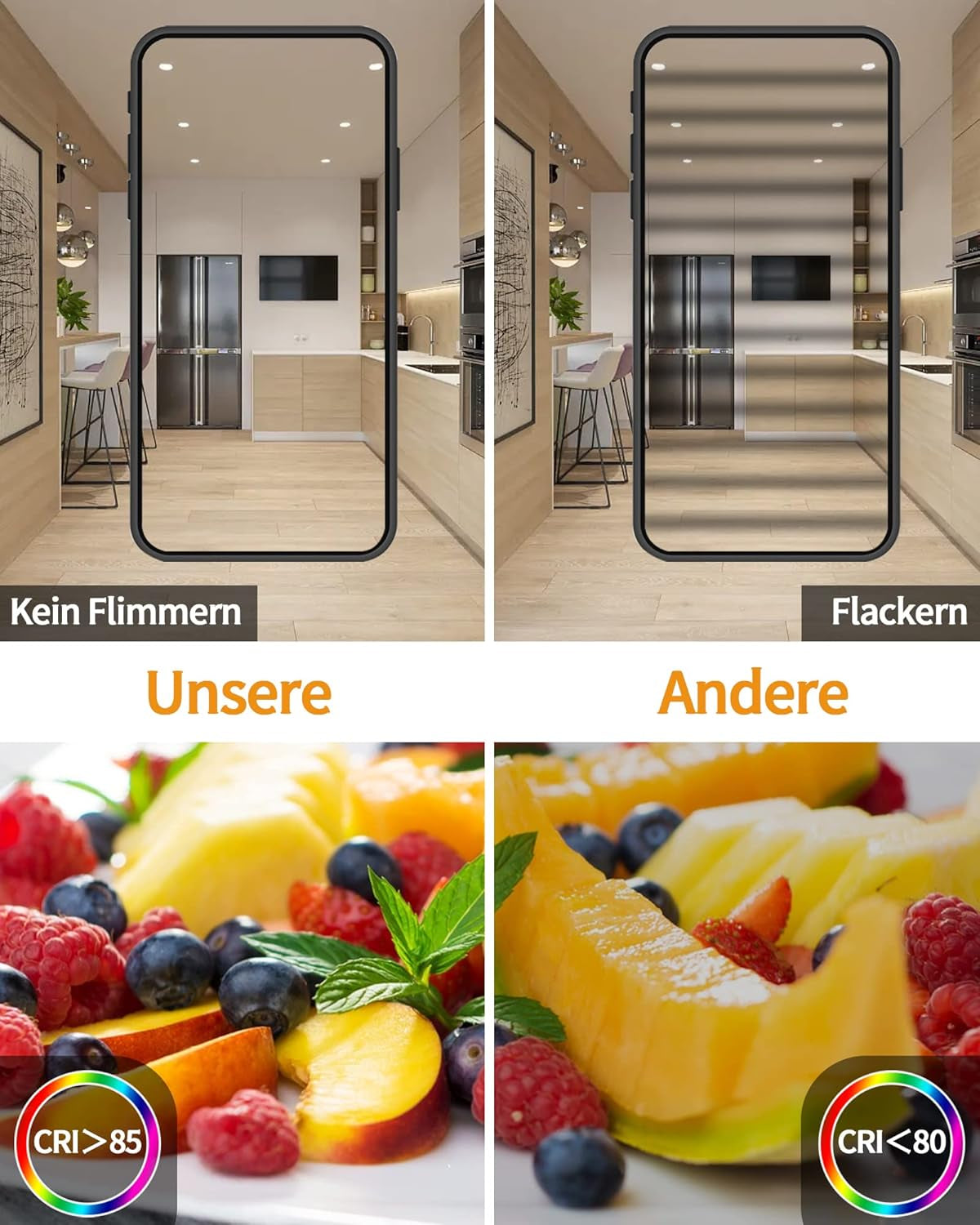 BOYIR Set di 3 faretti da incasso a LED 230V faretti LED ultra piatti 3 livelli dimmerabili 6W 4000K luci da incasso bianco neutro 550LM Faretti da incasso a LED orientabili IP44 faretti da soffitto adatti al bagno 68 mm