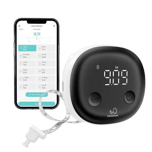 Smart Metro a Nastro Retrattile Bluetooth Fitdays APP Monitoraggio Grasso Corporeo BMI Strumento per Fitness Shape & Perdita Di Peso