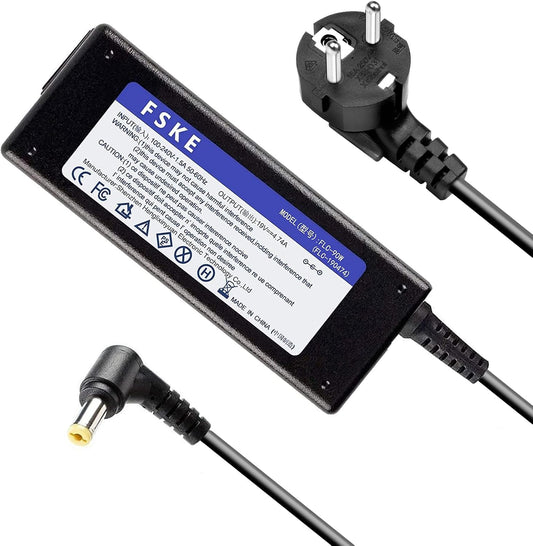 90W 19V 4.74A Caricatore per Laptop Acer Aspire E15 E17 ES15 V5 5750G DB Packard Bell Ecc, Connettore Adattatore Di Alimentazione CA per Pc,Connettore:5.5*1.7Mm(Non Compatibile Con 4.0*1.35Mm)