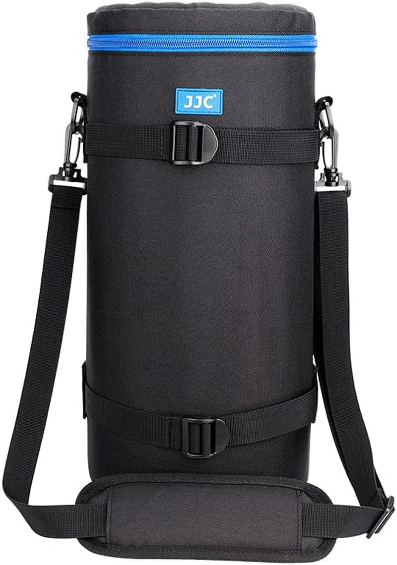 Custodia Deluxe per Obiettivi Sony FE 200-600 Mm F5.6-6.3G OSS, Custodia Protettiva Impermeabile per Obiettivi Con Tracolla E Cuscino Staccabile (Dimensioni Interne 14 X 36,8 Cm), Nero , Moderno