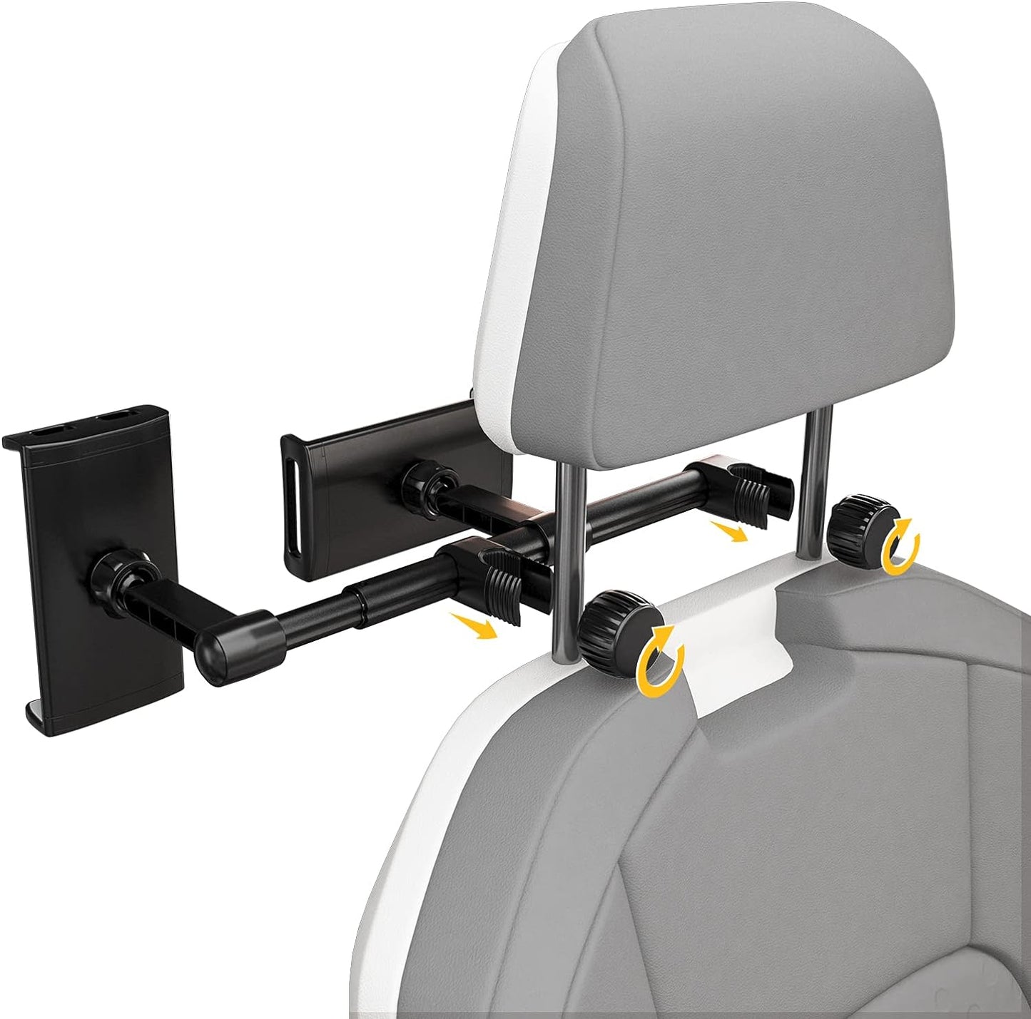 Supporto Tablet per Poggiatesta Auto Sedili Posteriori, Rotazione 360 Gradi Et Estensibile, per Smartphone/Ipad Da 4 a 11 Pollici (2 Posiziones)