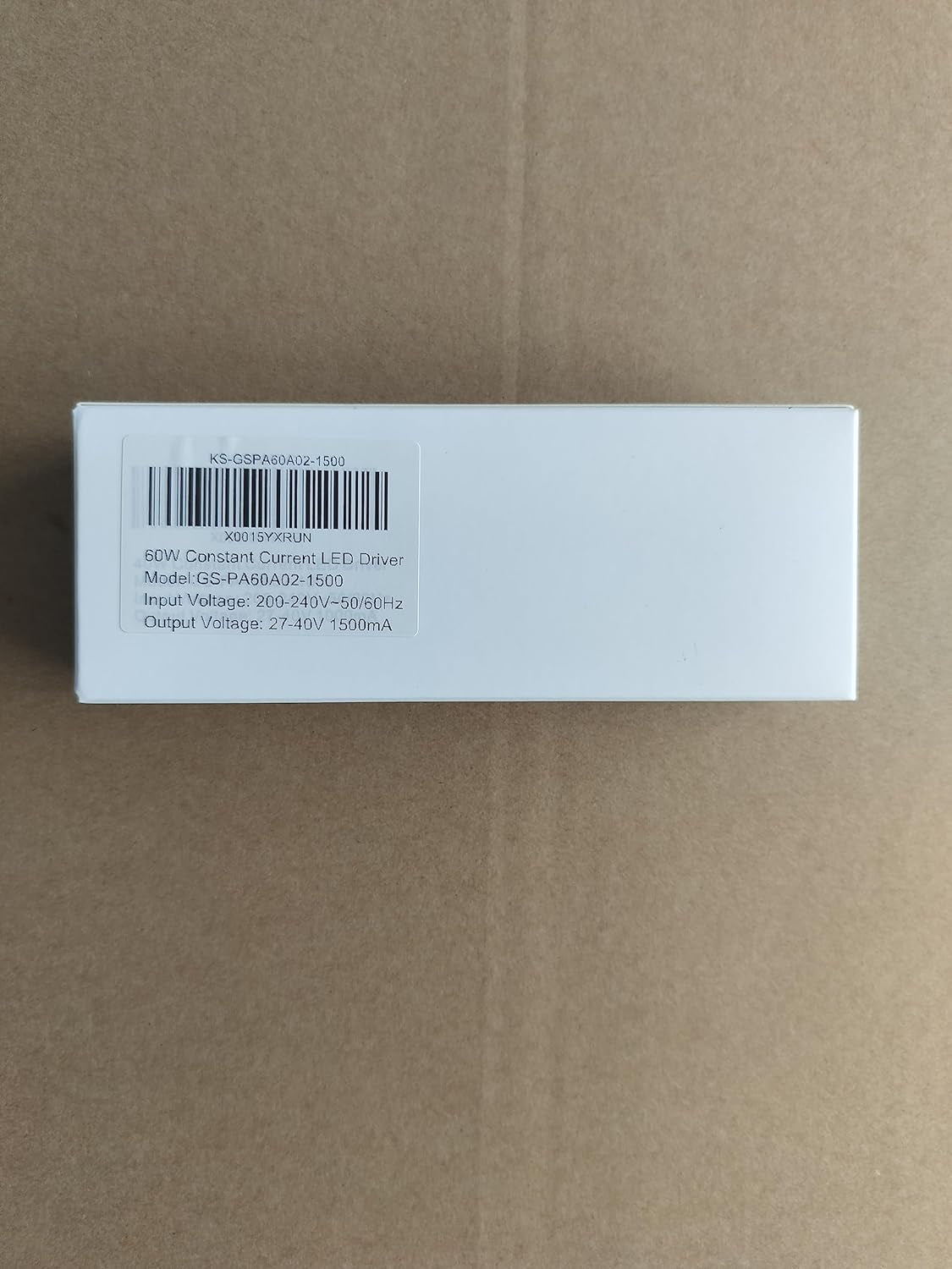 60W Trasformatore LED Driver per Luci Da Incasso 60X60 120X30 120X60 Lampada Del Pannello LED 200-240Vac 27-40Vdc 1500Ma Corrente Costante Alimentatore Non-Dim, GS-PA60A02-1500, TUV CE CB