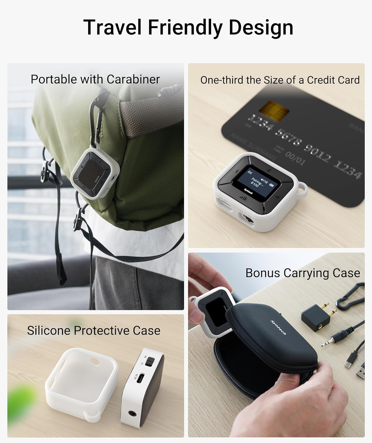 Aereo Bluetooth Trasmettitore Ricevitore Con Extra Dual 3.5Mm AUX Adattatore, LED Display a Bassa Latenza Dual Link Bluetooth 5.3 Auricolare Adattatore per Auto Airpods Cuffie Senza Fili