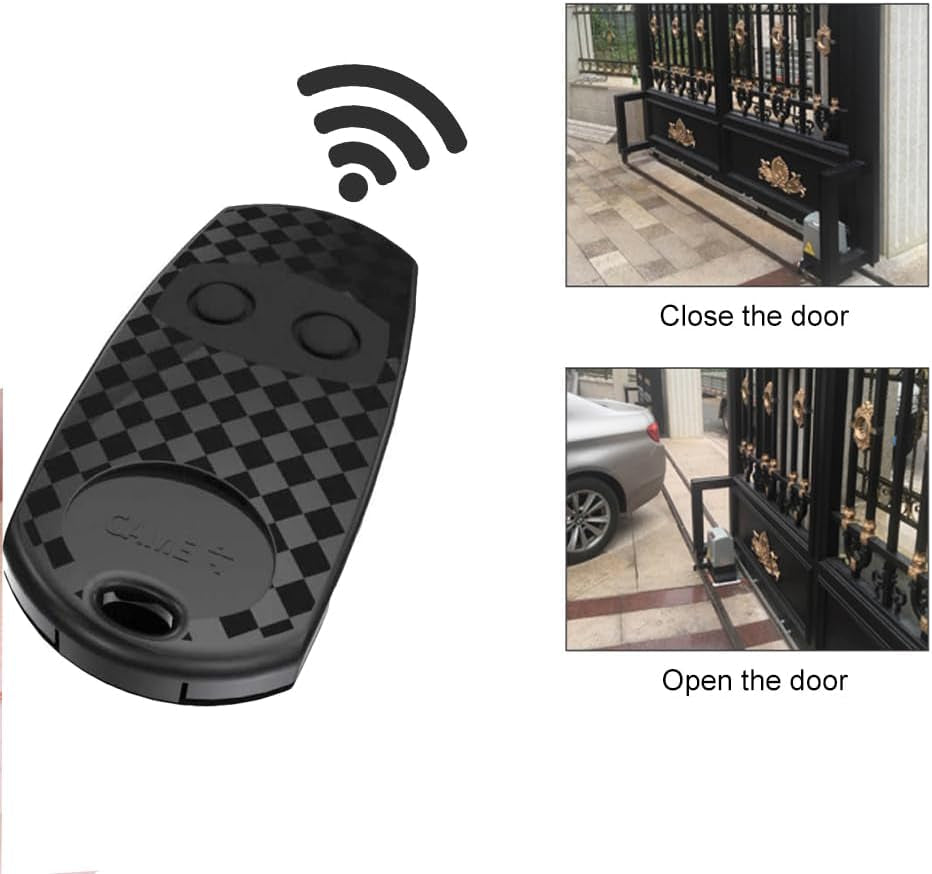 Telecomando Came Top 432EV, 2 Telecomandi Portatili 433, Compatibili Con Telecomando per Porta E Garage Top432Ev/432/432Ee/432A/432M/432S T432/CAME 432,433.92Mhz