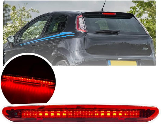 LED Rosso 3° Terza Luce Freno Posteriore Rondella Ugello Di Arresto Compatibile Con Fiat Punto Grande Ab.Arth Evo OEM 2122000407