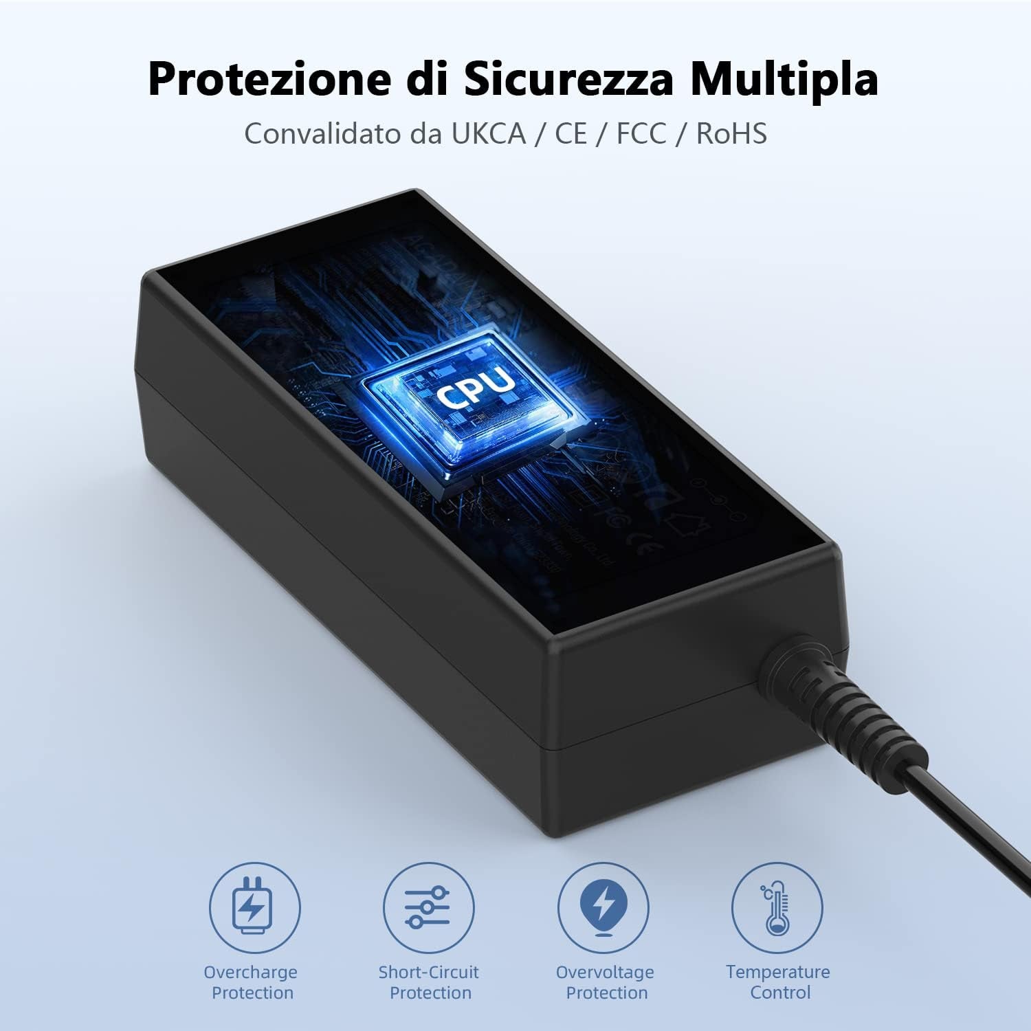 Caricatore, Alimentatore Computer Portatile, 45W 19.5V 2.31A per HP Stream, Pavilion, Elitebook 830 840 850, Probook 430 440 450, 240 250 PC Adattatore Notebook Caricabatterie 4.5*3Mm