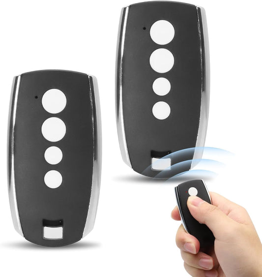 Telecomando, Cancello Compatibile Con King Gates STYLO2K STYLO4K Penna, Trasmettitore Radio 433Mhz, 4 Canali Bip Porta Garage, Codici Rotolanti (Set Di 2)