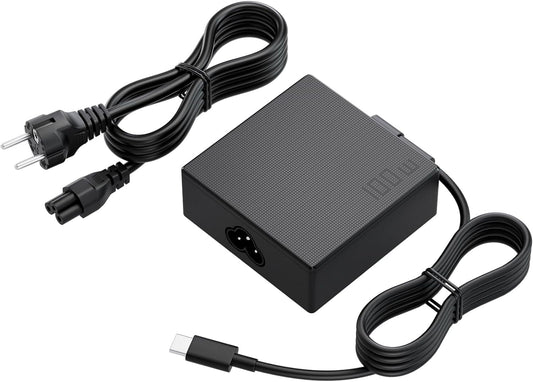 Caricatore USB C 100W Alimentatore per Macbook Pro/Air Lenovo, DELL, HP, ASUS, Huawei, Acer,Chromebook Caricabatterie PC Portatile Adattatore 96W 87W 65W 45W Type-C Universale Alimentatore