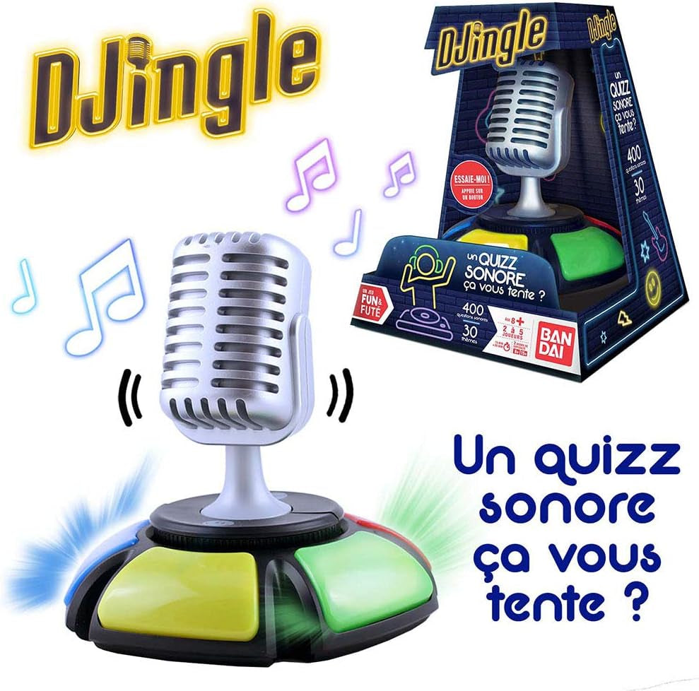 - Funs & Futés-Djingle-Blind Test Società, Gioco D'Atmosfera Interattivo per La Famiglia E Gli Amici, ZZ06208