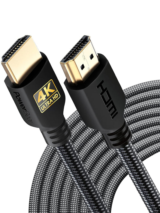 Cavo HDMI 4K 9 M | Alta Velocità, Nylon Intrecciato E Connettori Dorati, 4K a 60 Hz, Ultra HD, 2K, 1080P, ARC E CL3 | per Laptop, Monitor, PS5, PS4, Xbox One, Fire TV E Altro Ancora