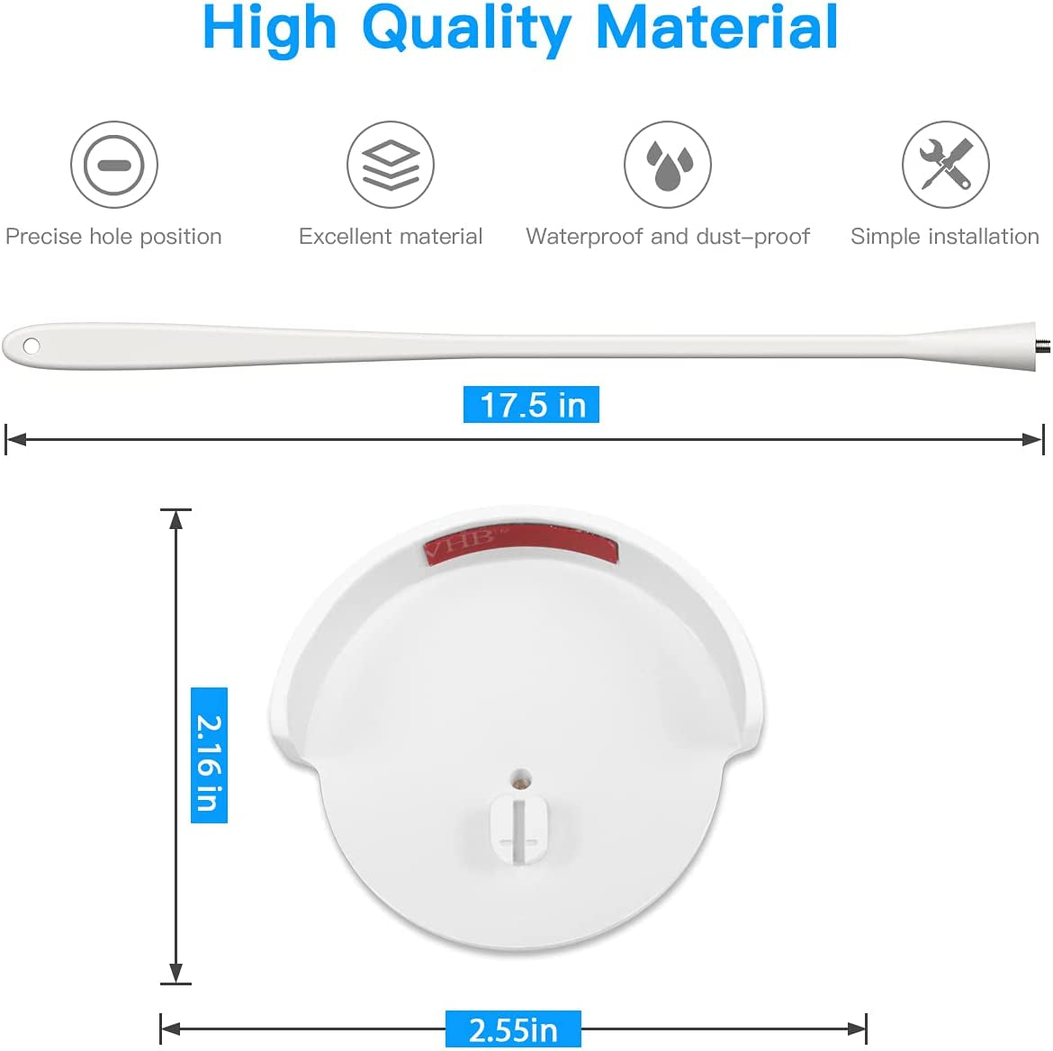 Supporto per Fotocamera per Baby Monitor Eufy Security Spaceview S/Spaceview Pro, Supporto Flessibile per Monitor per Cameretta Dei Bambini, 720P