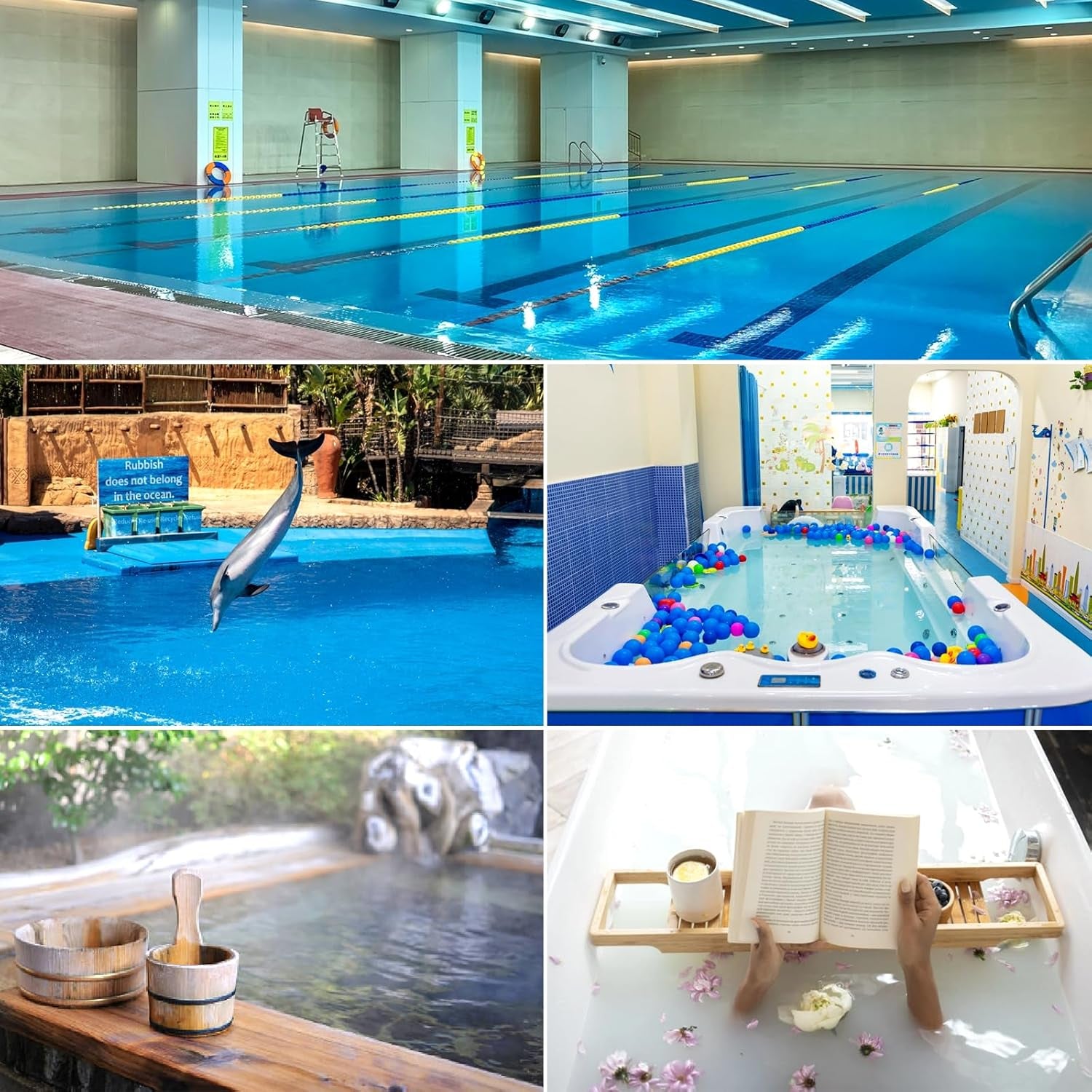 Termometro Digitale per Piscina, Termometro Wireless Con Display Di Facile Lettura Solare per Piscine, Laghetti, Acquari, Vasche per Il Bagnetto, Spa E Altro Ancora