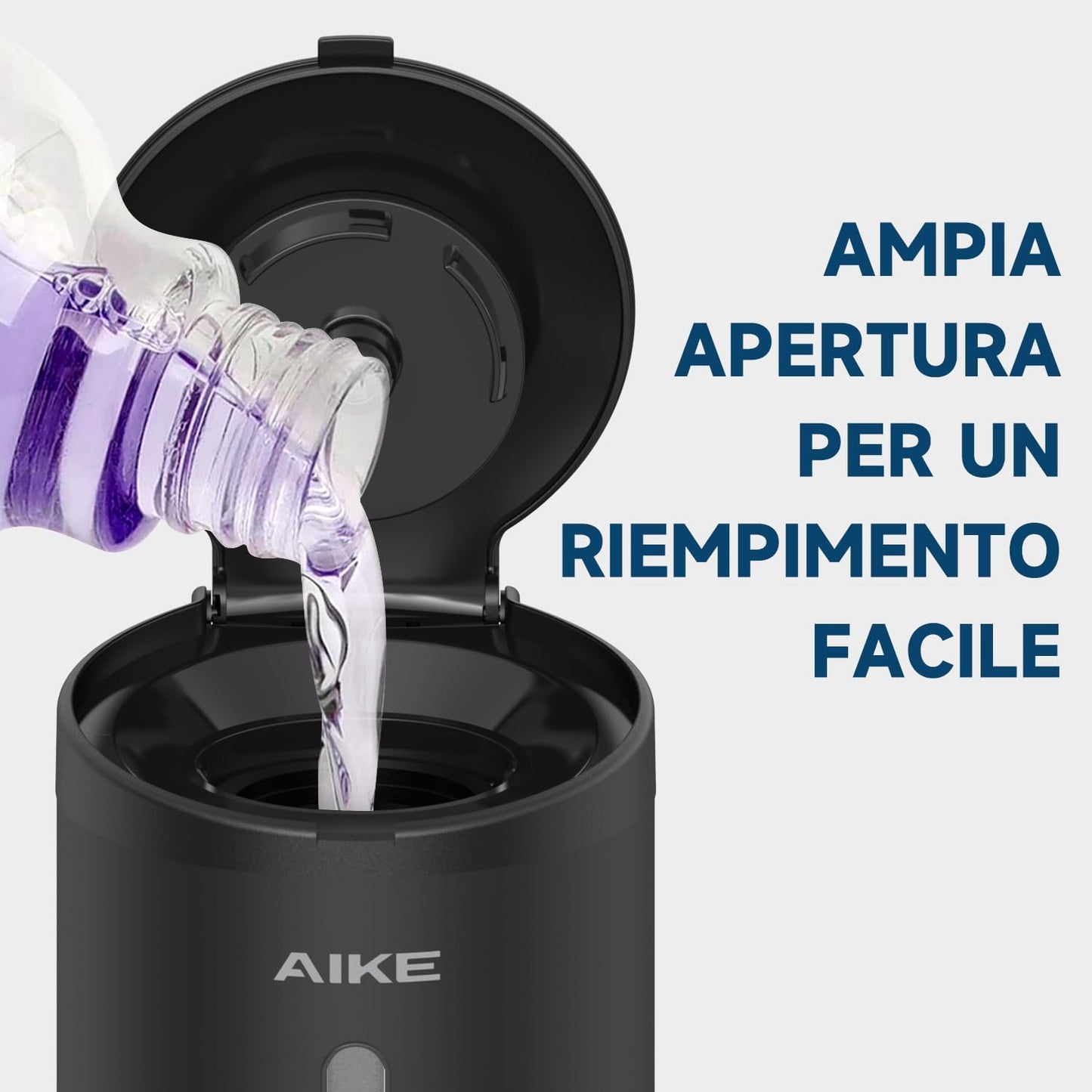 Nuovo AK1205C Dispenser Sapone Automatico Da Parete, 800 Ml Dispenser Sapone Acciaio Inossidabile, Distributore Di Sapone Disinfettante per Le Mani