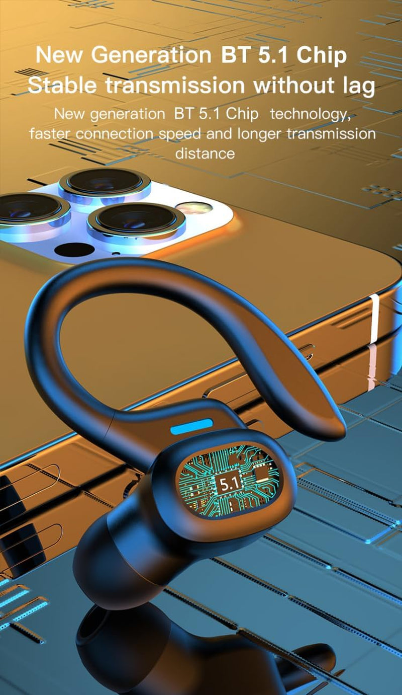 Cuffie Wireless Bluetooth 5.3 AI010 (SP16). Anno 2023. Assistente Vocale. Impermeabili per Doccia O Sport. Blocco Rumore Esterno. Microfono per Telefono. Stereo Hifi