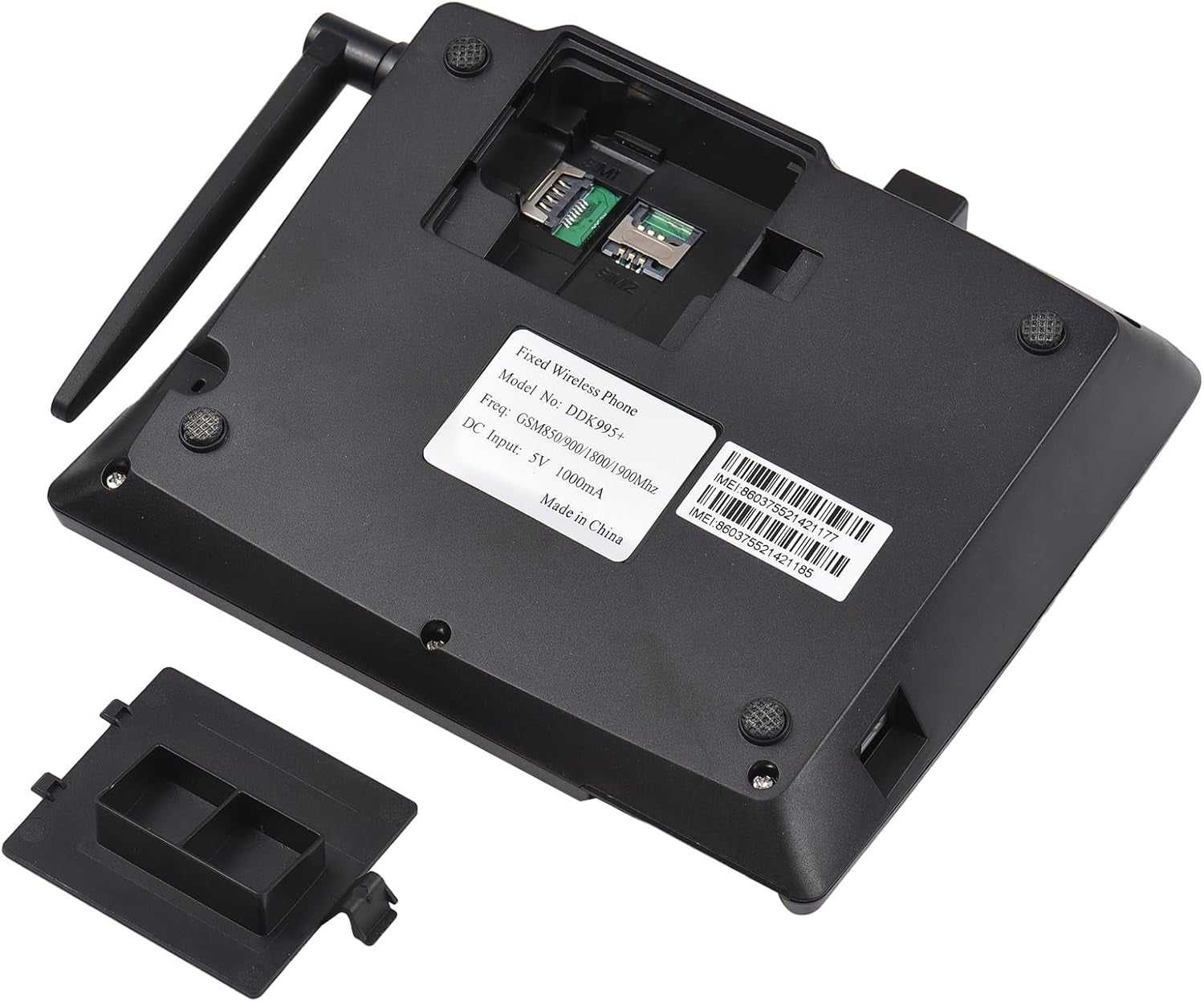 Telefono Fisso Con Sim, GSM850/900/1800/1900MHZ, Dual SIM Segnale 2G, Telefono Fisso Anziani Con Funzione Registrazione, per Casa, Ufficio, Hotel