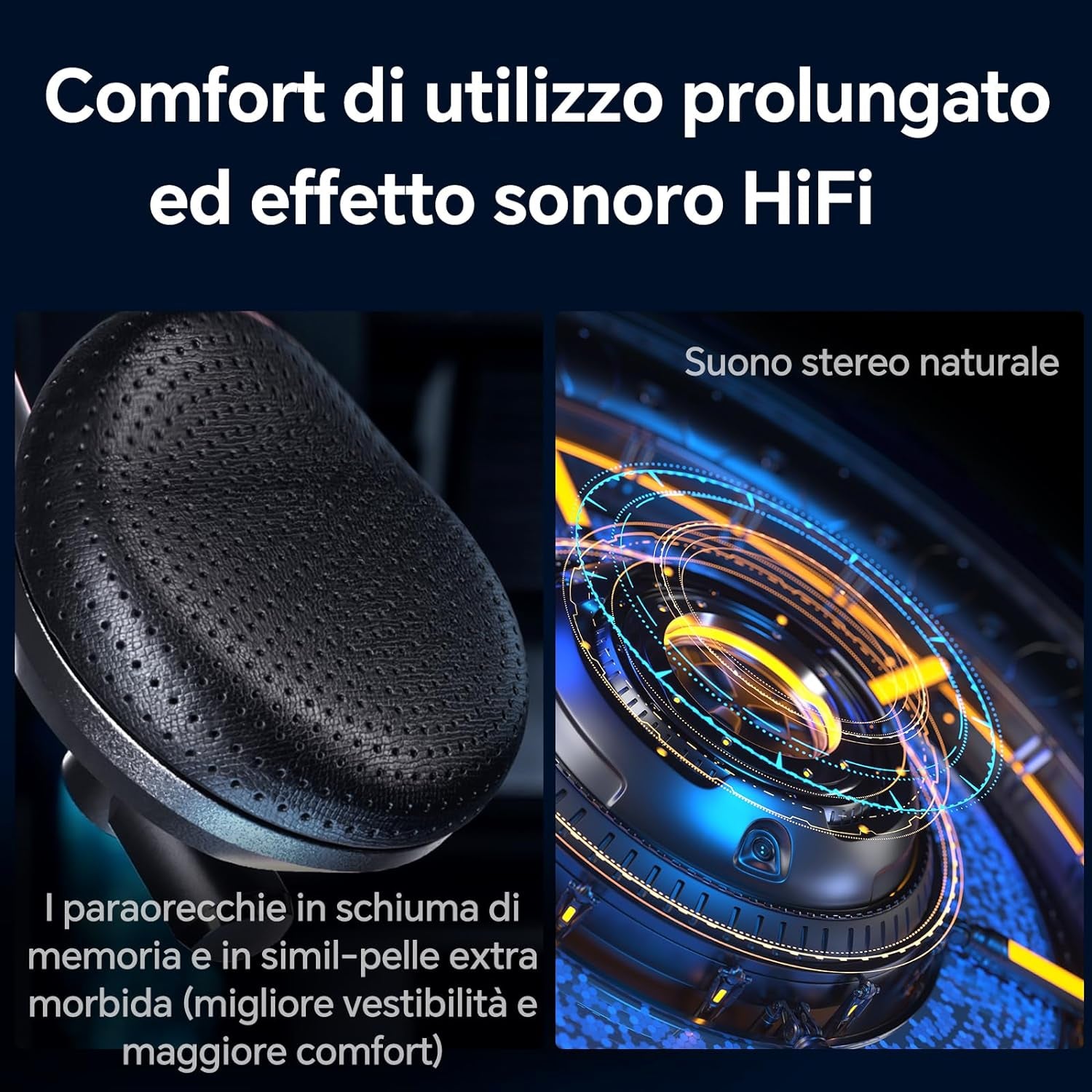 Cuffie per PC Con Microfono USB Super Riduzione Rumore, Comfort Di Utilizzo Prolungato, Effetto Sonoro Hifi, Cavo Di 1,87 Metri, Headset