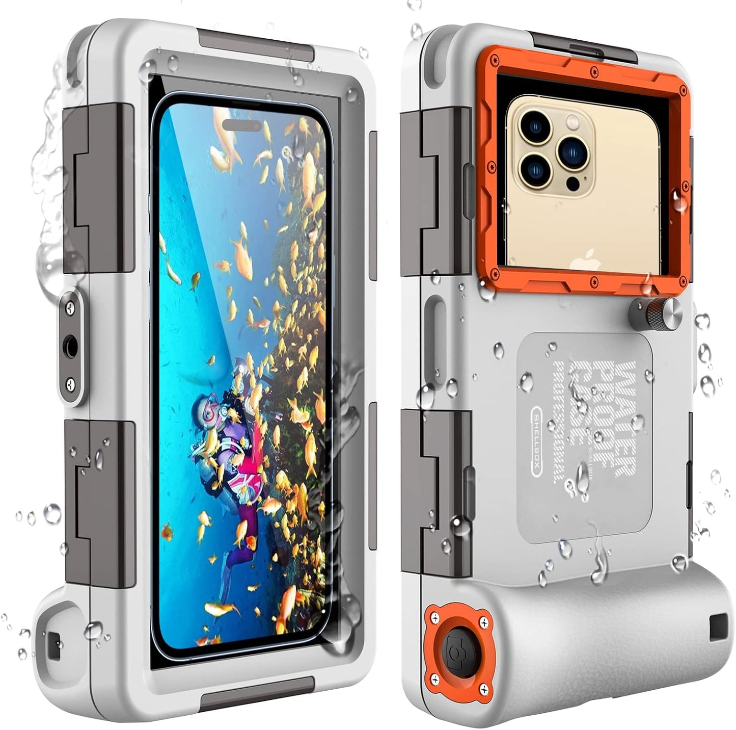 Custodia Impermeabile Smartphone IPX8 Porta Cellulare 15M Subacqueo Compatible per Iphone 15 15 Pro 14 13 12 15 Pro Max Samsung S23 S22 Xiaomi 13 12 Redmi Note 12 11 Pro