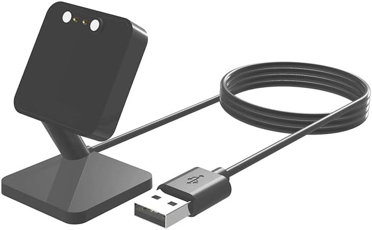 Caricatore Compatibile Con LIGE I9M Smartwatch, Cavo Di Ricarica USB in Alluminio, Ricarica Rapida per Smartwatch LIGE I9M (Nero)