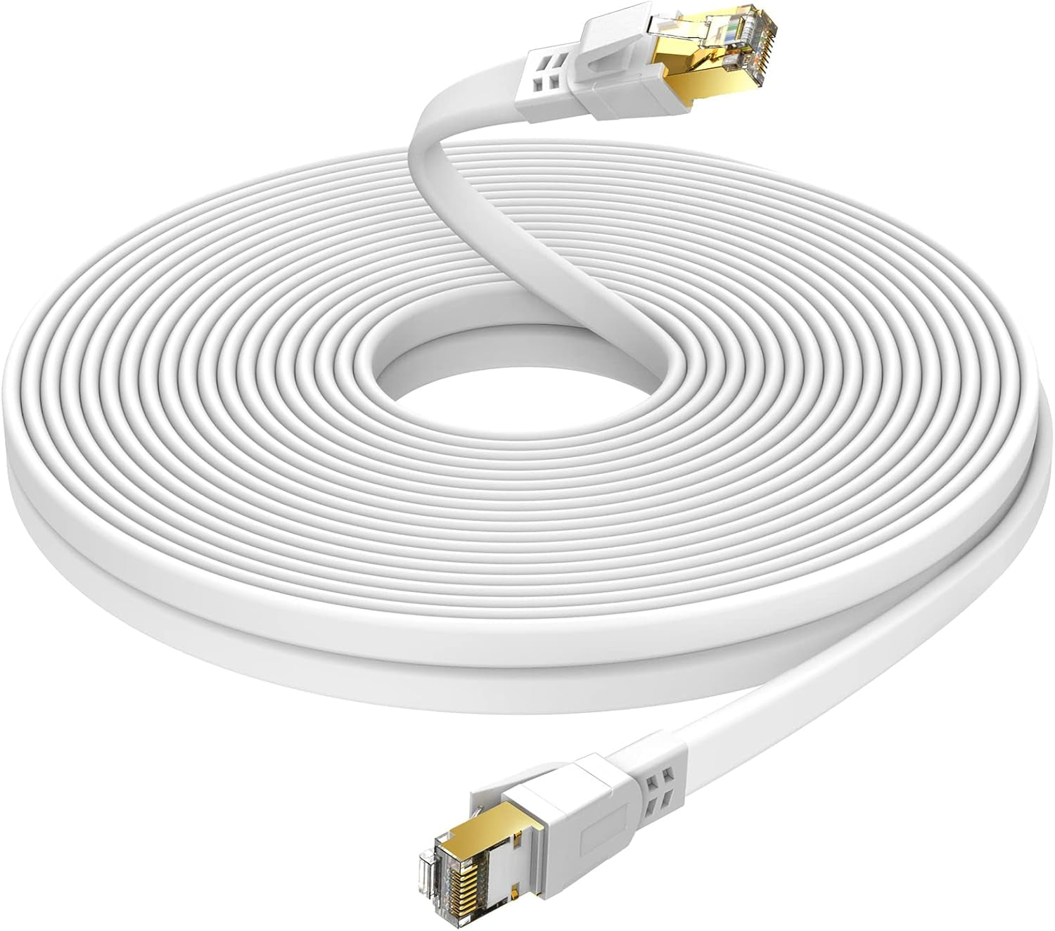 Cavo Di Rete Cat8 LAN, 12 M, Ad Alta Velocità, 40 Gbps, Con Connettore RJ45 Placcato Oro, per Router/Gioco/Modem