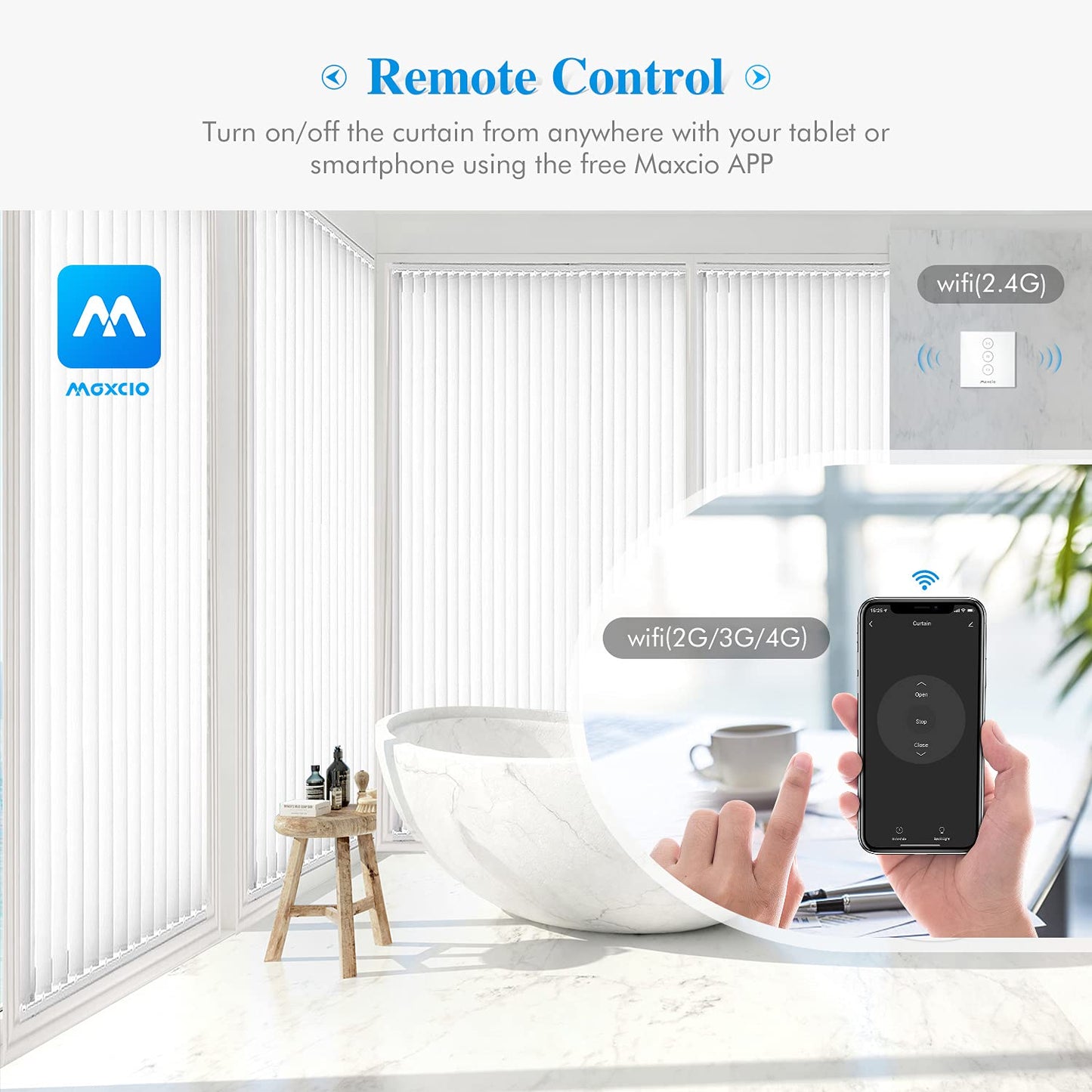 Interruttore Wifi per Tapparelle,  Smart Switch per Motori per Tapparelle, Compatibile Con Alexa E Google Home per Controllo Vocale, APP Controllo,Family Share,Timer(2 Packs)