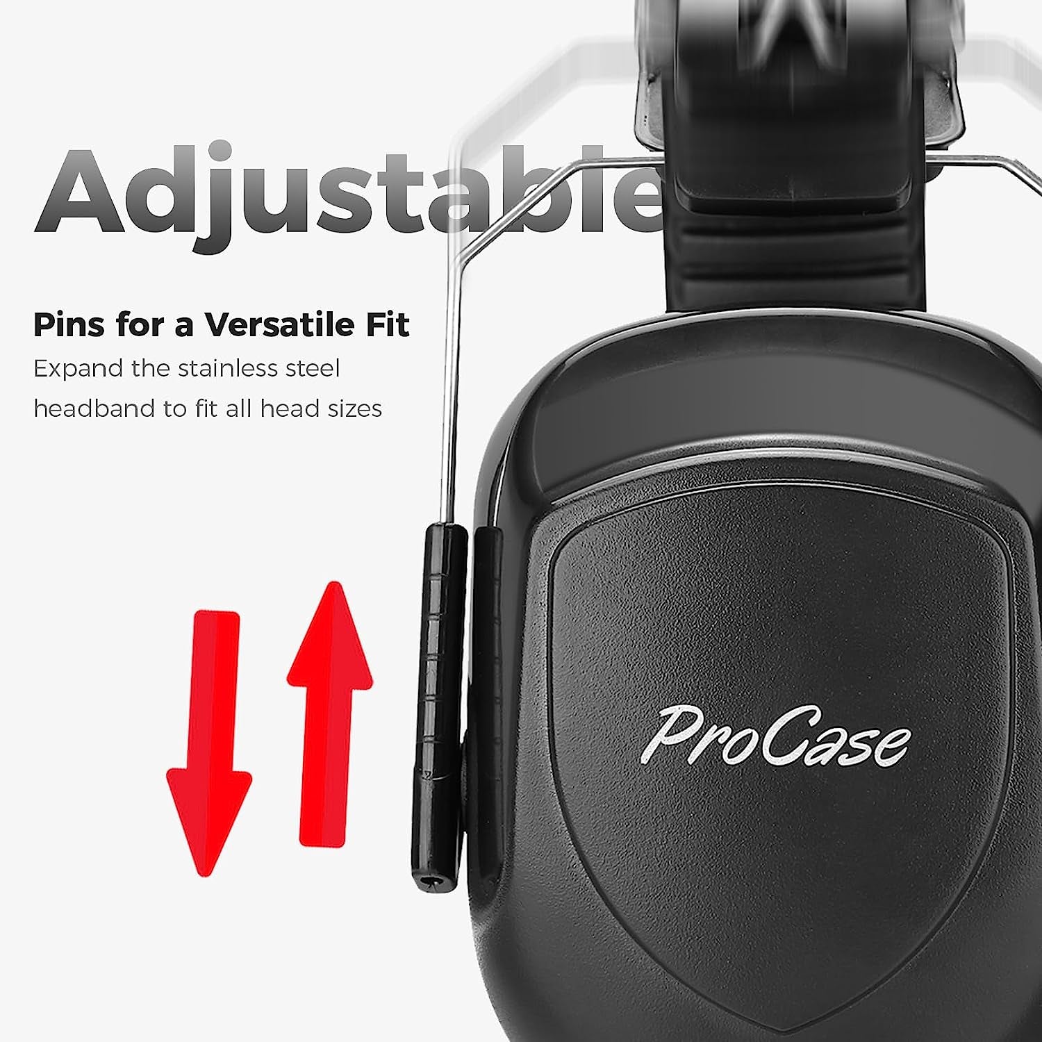 Cuffie Antirumore, NRR 28 Db Cuffie Antirumore per Ambito Lavorativo, Lavoro Sul Trattore, Isolanti per Studiare, Falciatura, Sparare, Aereo, Muscia Forte E Industria Della Costruzio–Tuttonero