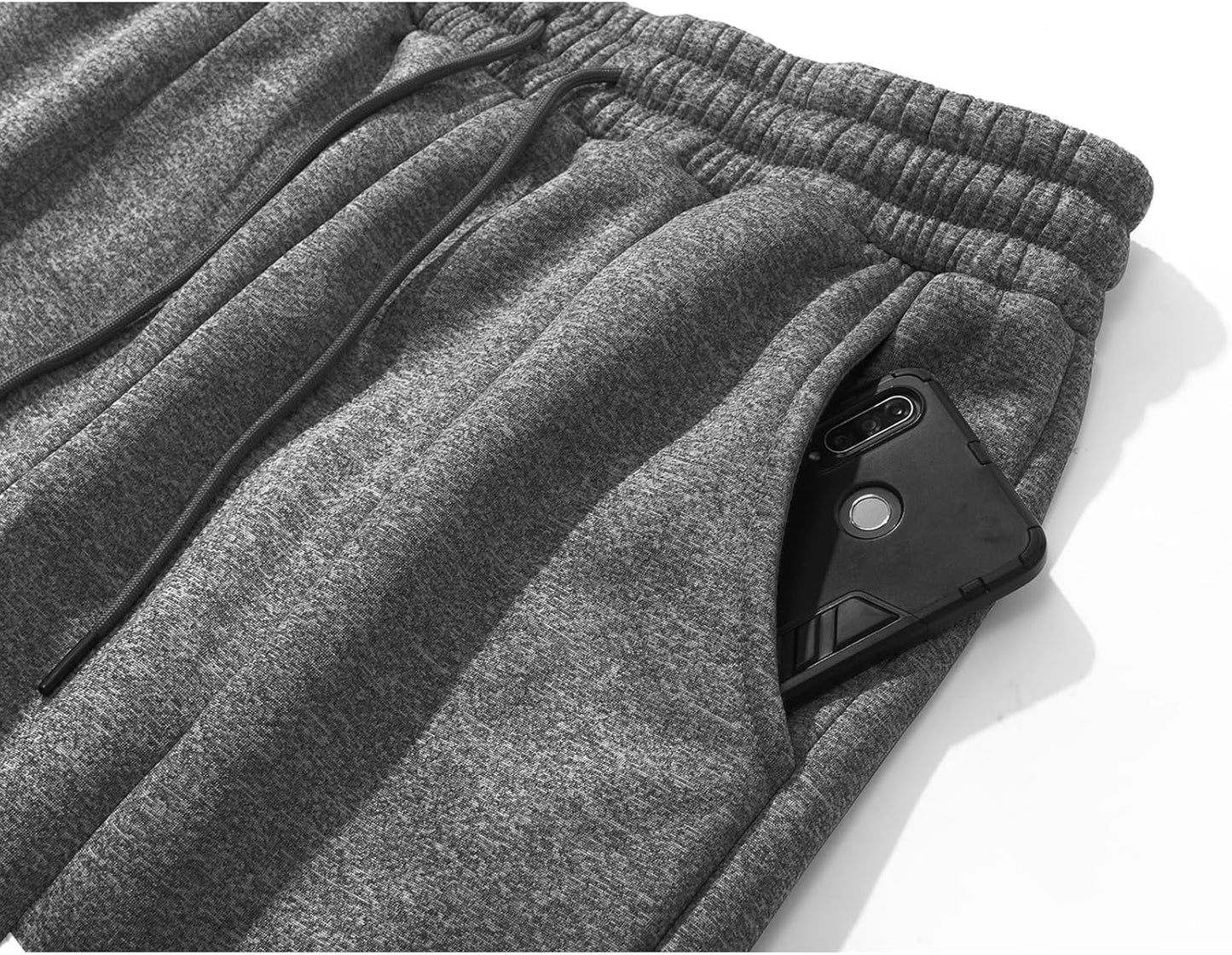 Pantaloni Da Uomo Pantaloni Felpati Termici Con Tasca Foderata in Sherpa Pantaloni Casual Caldi in Cotone Ispessito Pantaloni Invernali Da Uomo Pantaloni Da Uomo in Pile