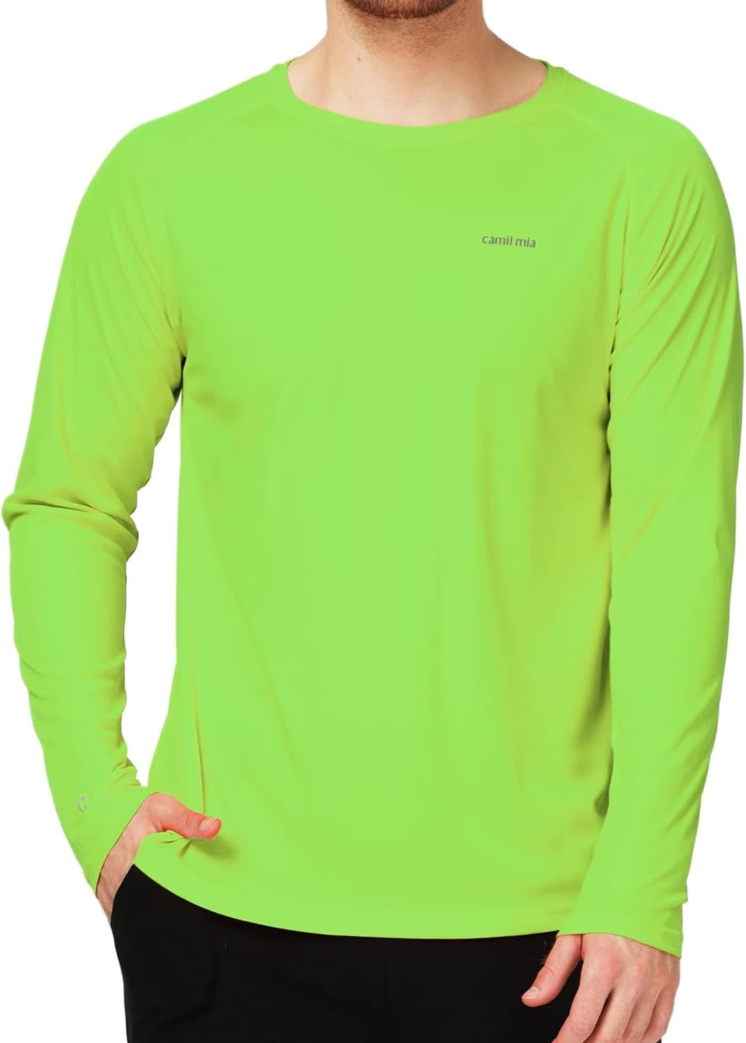 Rashguard - Maglietta UV Da Uomo, Impermeabile, UPF 50+, Protezione Solare Da Uomo, a Maniche Lunghe, per Sport All'Aria Aperta