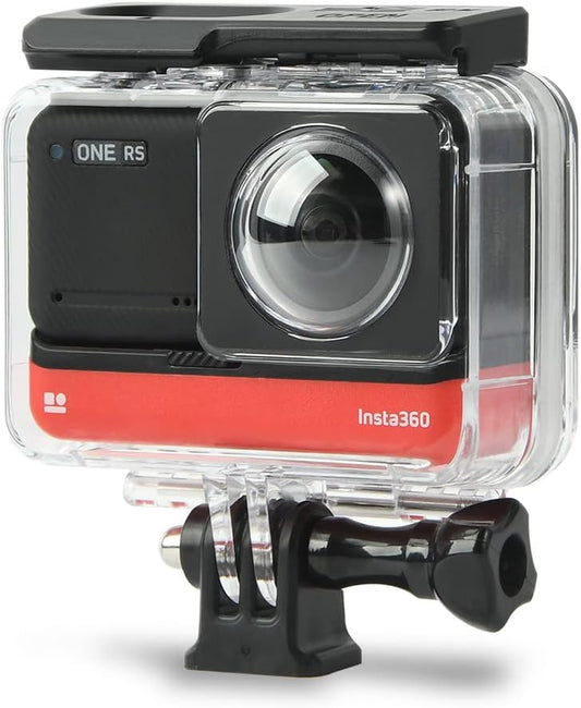 Custodia Impermeabile per Insta360 ONE RS Twin Edition, Guscio Protettivo Subacqueo 30 M Con Accessori per Staffa