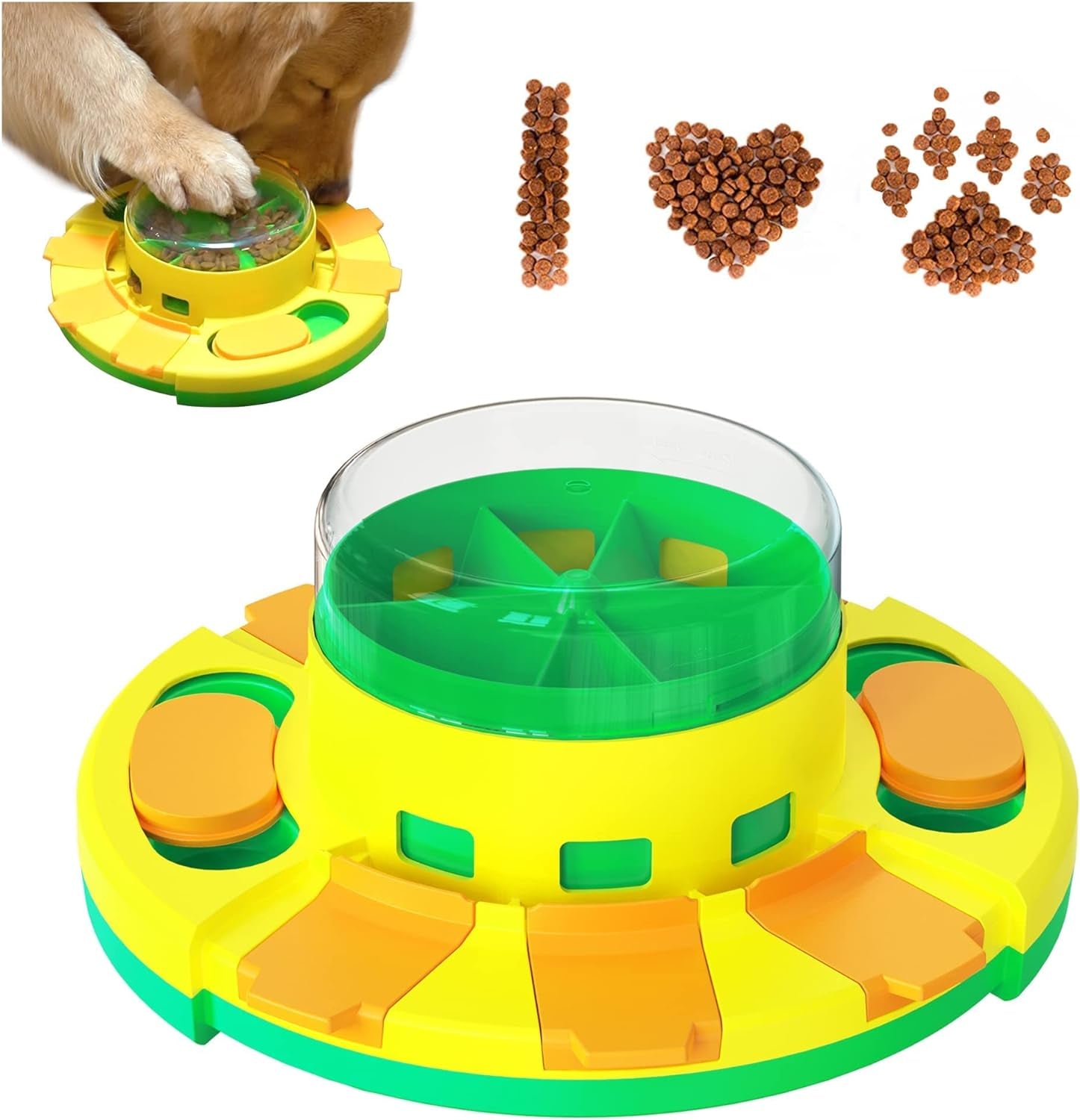 Giocattolo Interattivo per Cani, Intelligent Dog Toys, Dog Feeding Bowls, Educational Feeders, Slow Feeding Bowls for Dogs