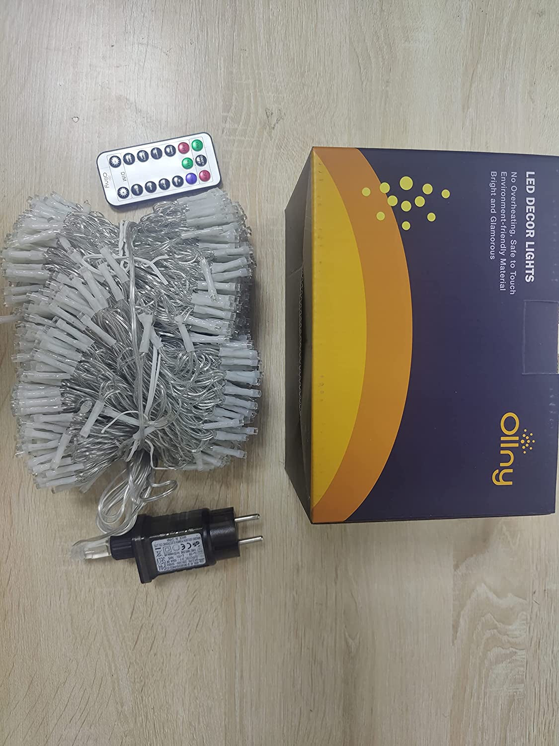 Catena Luminosa Di Natale 400 LED 40M, Luci Stringa Fata Luce Impermeabile Con 8 Modelli Di Illuminazione per Interno Ed Esterno, Feste, Matrimoni, Albero Y Giardino Decorazioni, Bianco Caldo