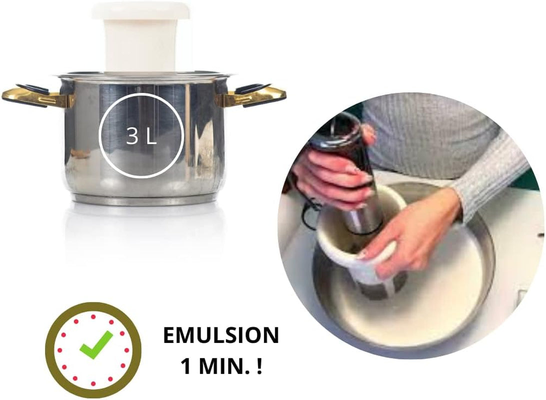 CLASSIC, Filtro Multifunzionale - Latte Vegetale Fatto in Casa, Tofu Burmese, Etc. Emulsione Massima. 1 Litro in 1 Minuto. Ricette in Ebook. Prodotto in Spagna.