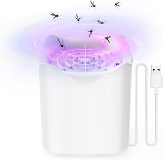 Insetticida Elettrico USB Trappola per Mosche, Zanzare, Lampada per Zanzare, Lampada per Zanzare, Lampada a Zanzara, Lampada Leggera, Trappola per Mosche Di Frutta, Cucina, Interni Ed Esterni
