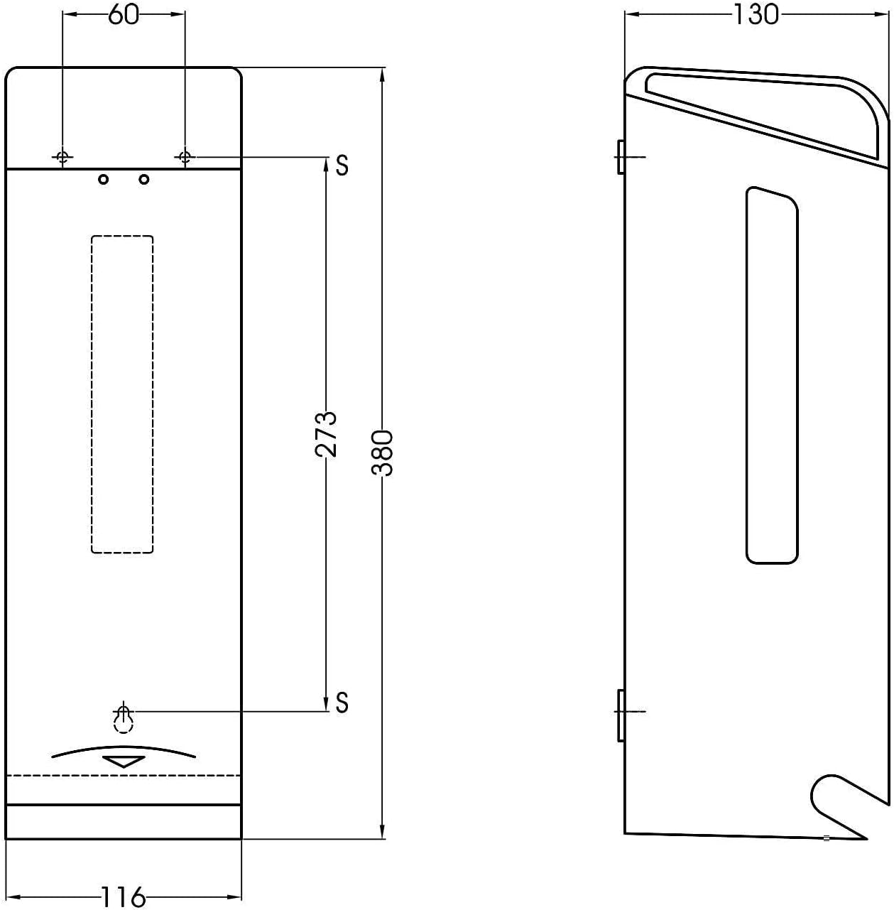 Medic Linics Pr0781 C – FG300 a Dispenser per 3 Rotoli Di Carta Igienica, Colore: Acciaio Inox Lucido