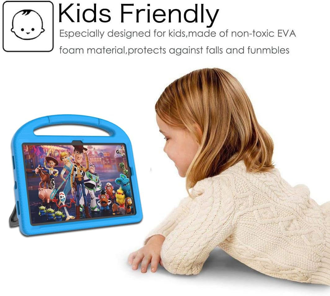 Custodia Bambini per Samsung Galaxy Tab A8 10.5 Pollici 2022, Custodia Leggera Antiurto per Bambini Con Impugnatura E Supporto per Tablet Galaxy A8 10.5 Pollici (SM-X200/X205/X207) - Blu