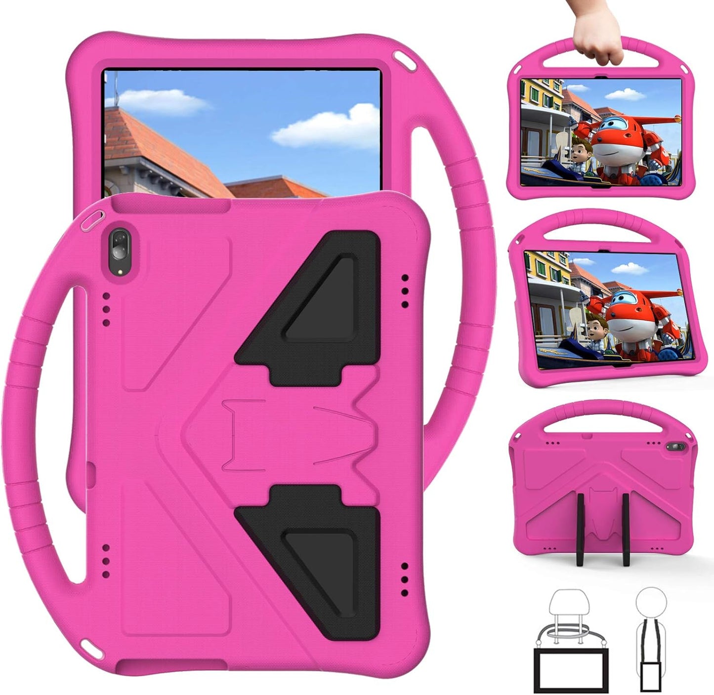 Per Lenovo Tab M10 HD TB-X505F TB-X505L Tablet Case per Bambini - Durevole Leggero EVA Antiurto Maniglia Protettiva Copertura Del Basamento per Lenovo Tab M10 10.1 Pollici