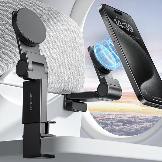Compatibile Con Magsafe Porta Cellulare per Aereo, Accessori Magnetici Da Viaggio per Aereo, Porta Cellulare per Aereo, Elementi Essenziali Da Viaggio per Volare per Iphone 15 14 13