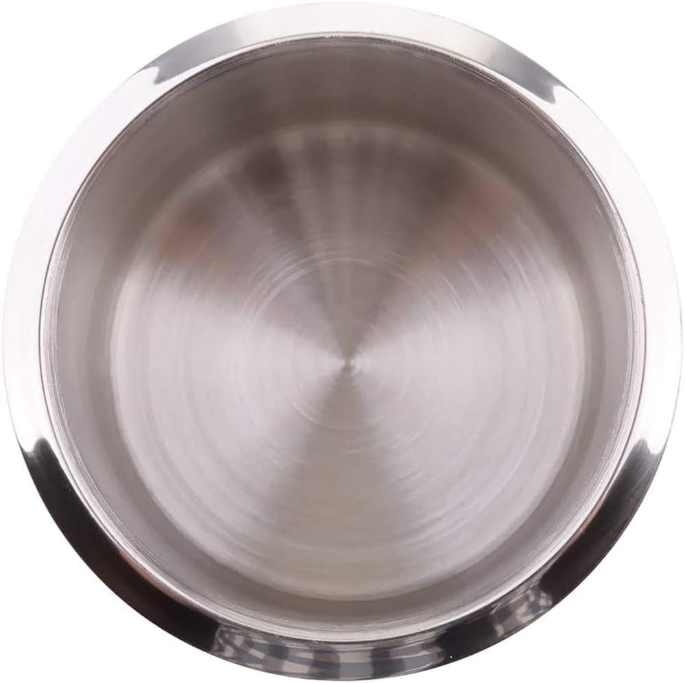 4 Portabicchieri Universali a Forma Di Barca, 68 X 55 Mm, in Acciaio Inox, per Tavolo Da Poker, Divano