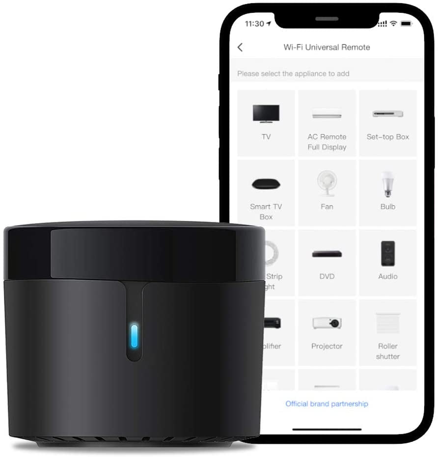 - RM4 Mini - Telecomando Universale IR Audio/Video, Hub Remoto Wifi per La Casa Intelligente, Compatibile Con Alexa