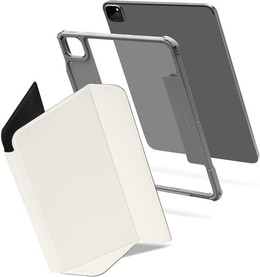 Custodia Ipad Pro Ultra Staccabile per Ipad Pro 11 Pollici 4A/3A Gen (M2&M1), Custodia Protettiva Con Protezioni Airbag & 3 Modalità Di Supporto Magnetico, Ricarica Wireless Apple Pencil