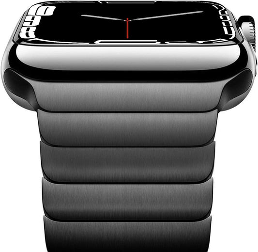 49 Mm, 45 Mm, 44 Mm, 42 Mm, Compatibile Con Apple Watch, Cinturino Di Ricambio in Acciaio Inox, Adatto per Iwatch Ultra Series 8/7/6/5/4/3/2/1/SE (2022/2020), Nero