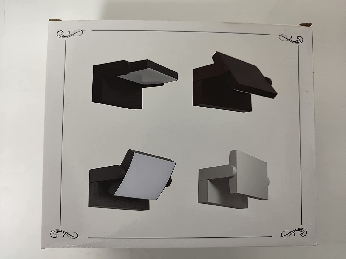 Applique LED Dimmerabile Esterno Interno 24W Controllo APP, Timer, IP65 Luci Da Parete, Lampade Da Parete Regolabile Moderno in Alluminio per Ingresso Balconi Giardini, Bianco, 3000K-6000K