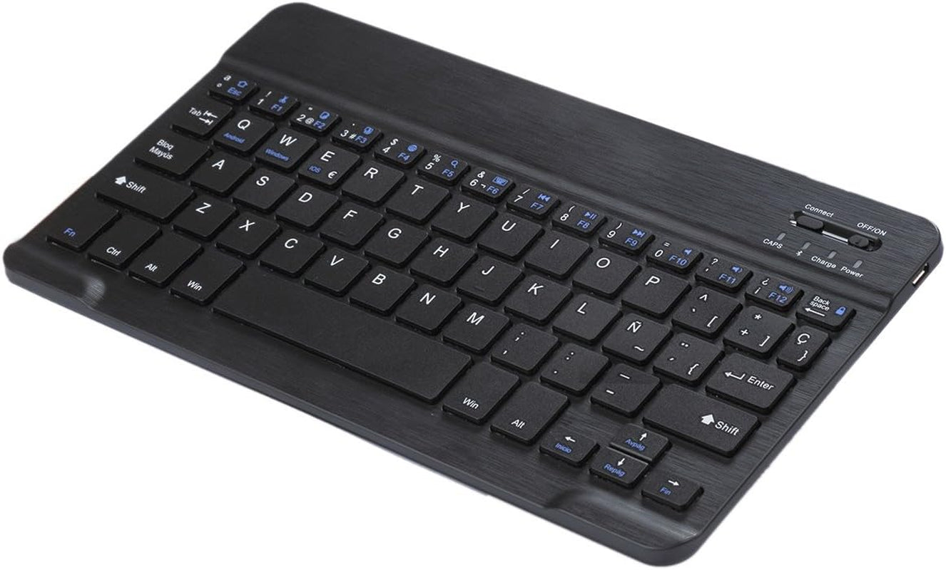- Tastiera Bluetooth Wireless, Ultrasottile, Compatibile Con Tablet Ios, Android E Windows, Layout QWERTY Spagnolo