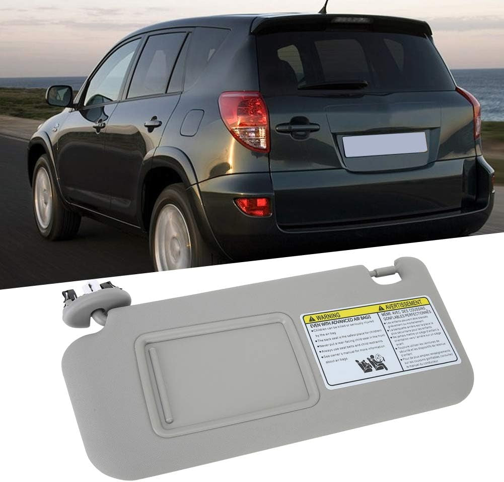Parasole Sostituzione per Auto, Parasole Lato Guida Sinistro 74320 42501 B2 Ricambi Sostituzione per Camion Sostituzione per Auto Adatti Sostituzione per 2006 2009 Grigio