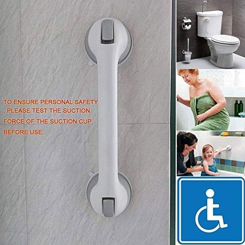 Maniglie Ventosa Da Bagno 40Cm, Doccia Anziani Maniglia Con Ventosa, Maniglione Ventosa Bagno per Anziani Disabili