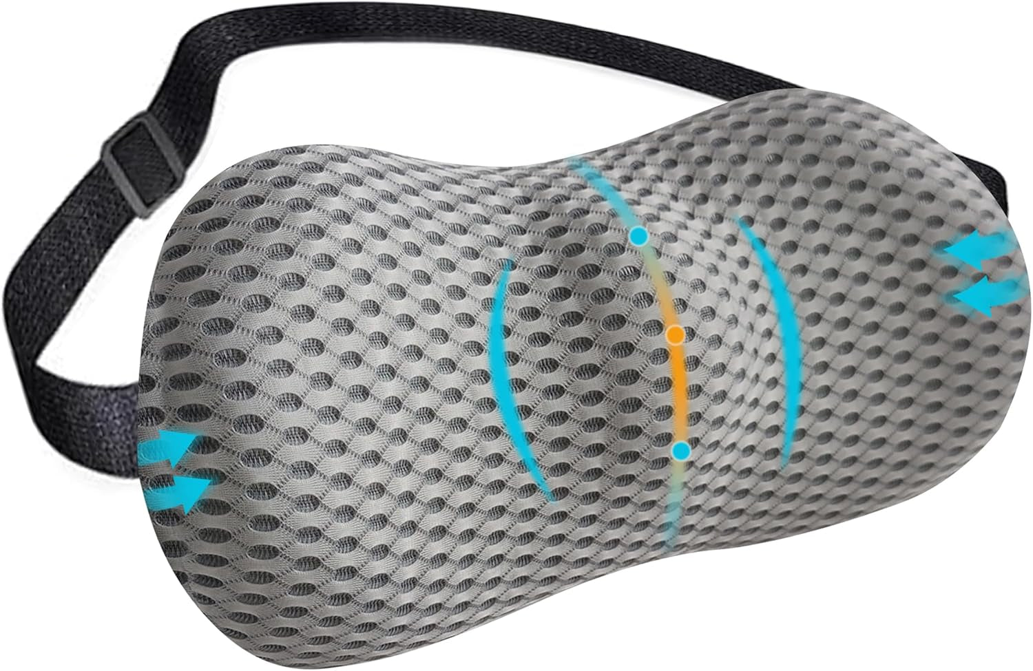- Cuscino Lombare per Auto, Cuscino Schiena Sedia Ufficio, Supporto Lombare per Auto, Cuscino Lombare Sedia Ufficio, Cuscino per Sedia Da Ufficio, Seduta Auto